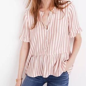 Madewell Studio Ruffle Hem Top